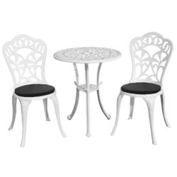 Charles Bentley Patio Aluminium Bistro Set